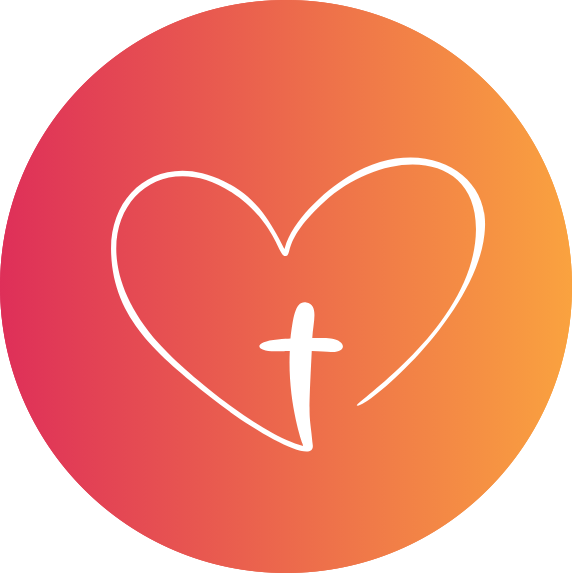 cross with heart icon