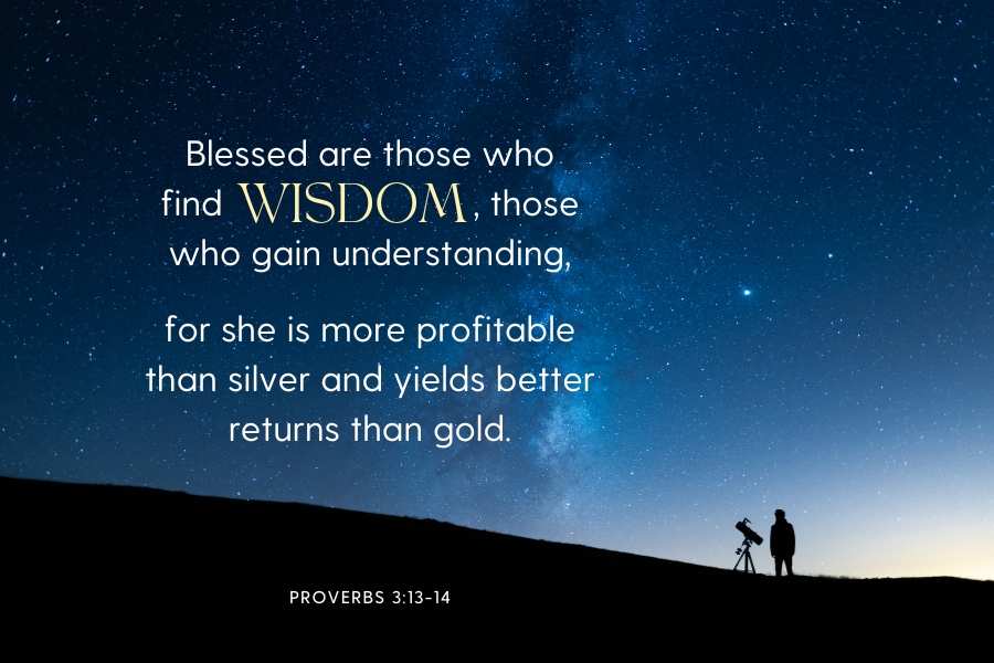 Proverbs 3:13-14